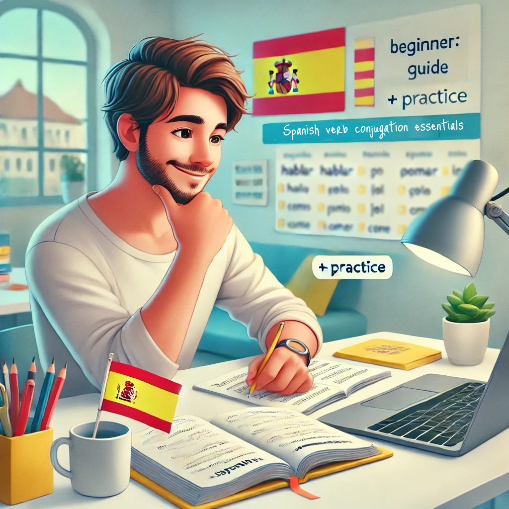 Spanish Beginner verb conjugation concepts